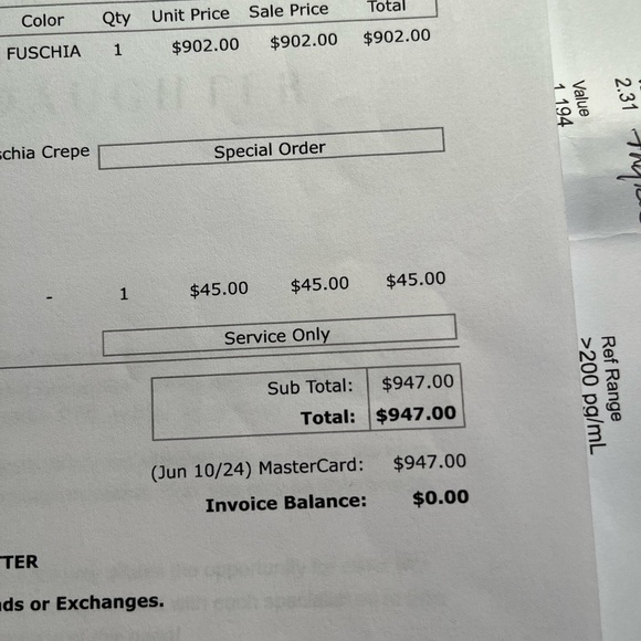 Alexandra by Daymor-asymmetric ruffled waist sheath dress-Must go!! - Picture 11 of 11